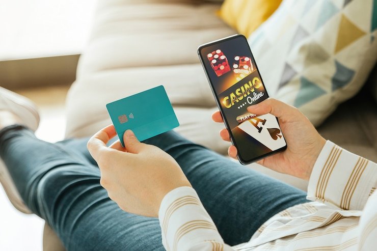 Pengguna memasang taruhan sports betting online dengan tampilan mobile friendly